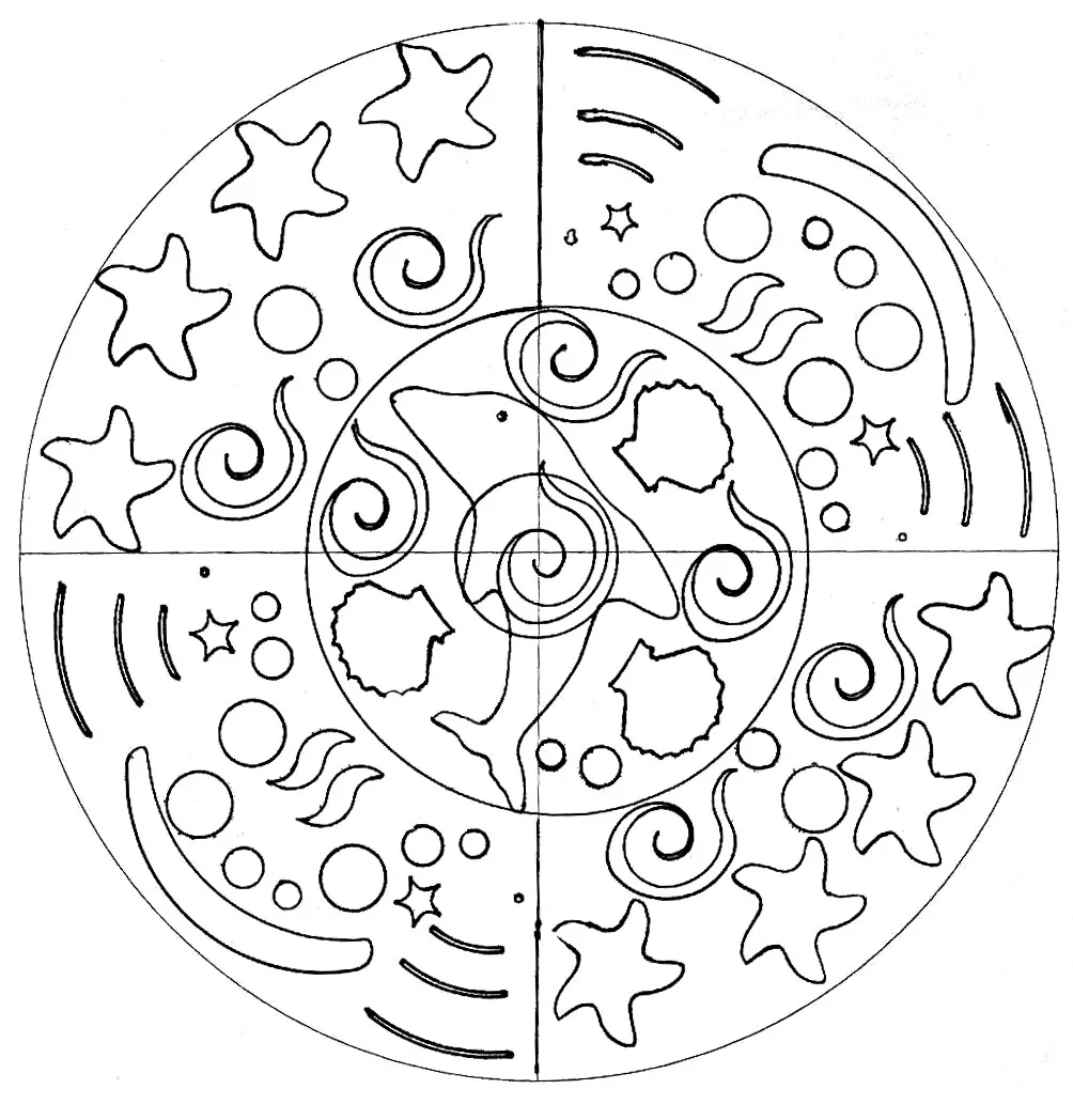 Mandala ratoncito (Animales)