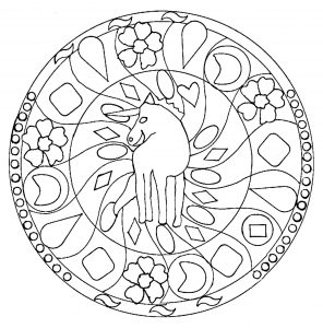 Mandala Joli Cheval