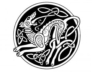 Mandala de criaturas celtas