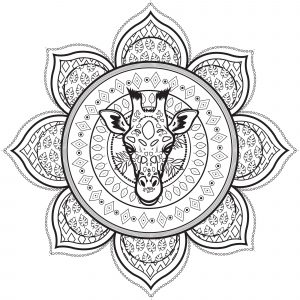 Mandala Jirafa