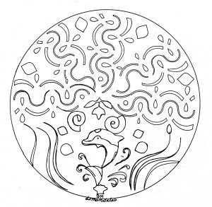 Mandala Delfín