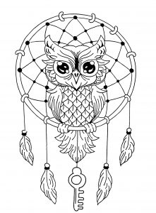 Dreamcatcher Búho Mandala