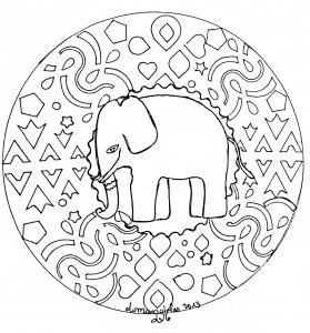 Mandala Elefante