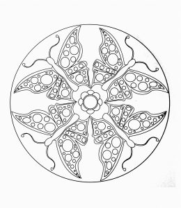 Mandala Papillons