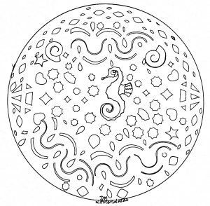 Mandala Hippocampe