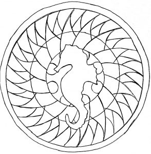 Mandala hippocampe