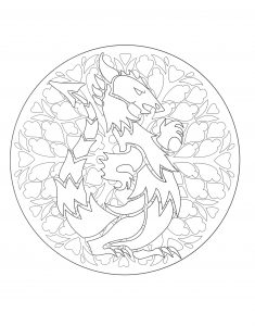 Mandala dragón - 1