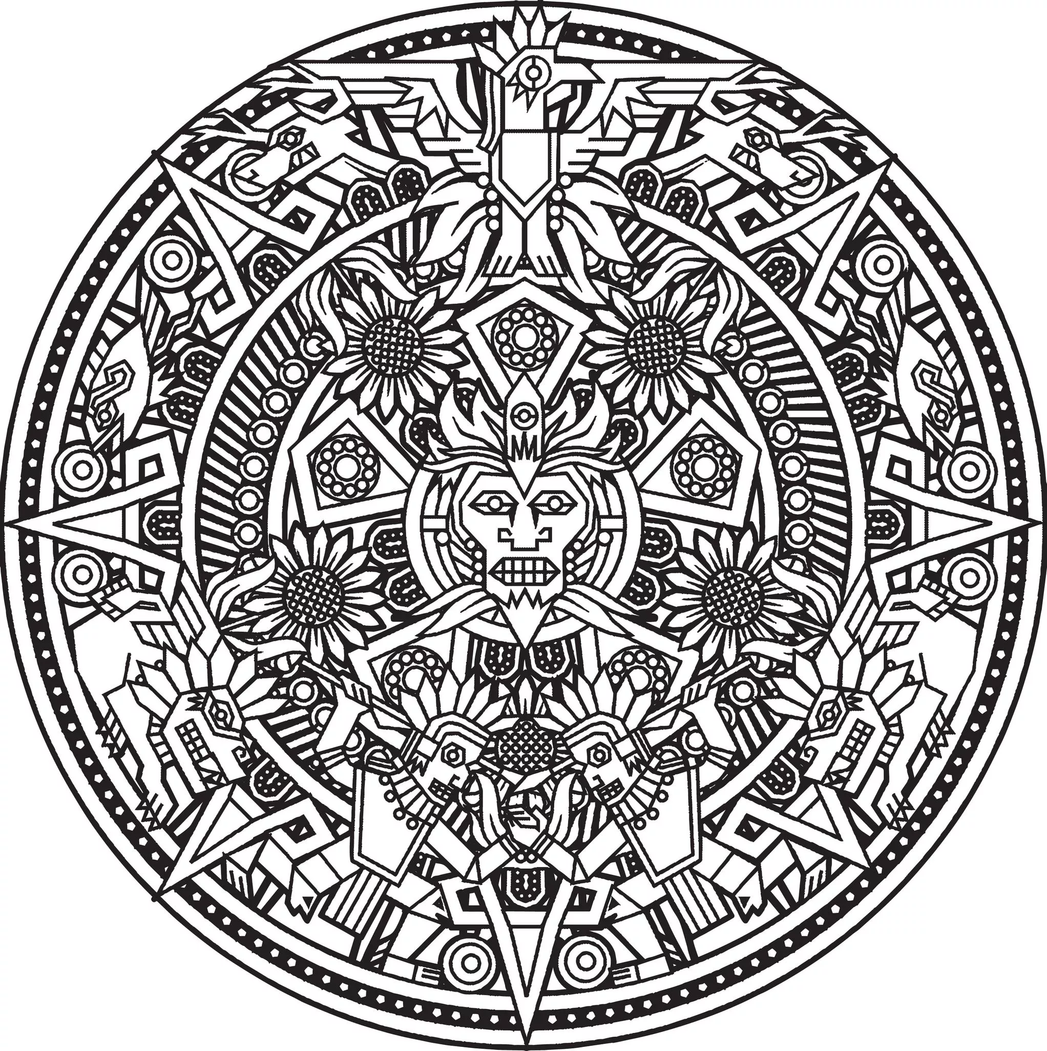 Mandala-Azteque-par-Bigredlynx (Personajes)