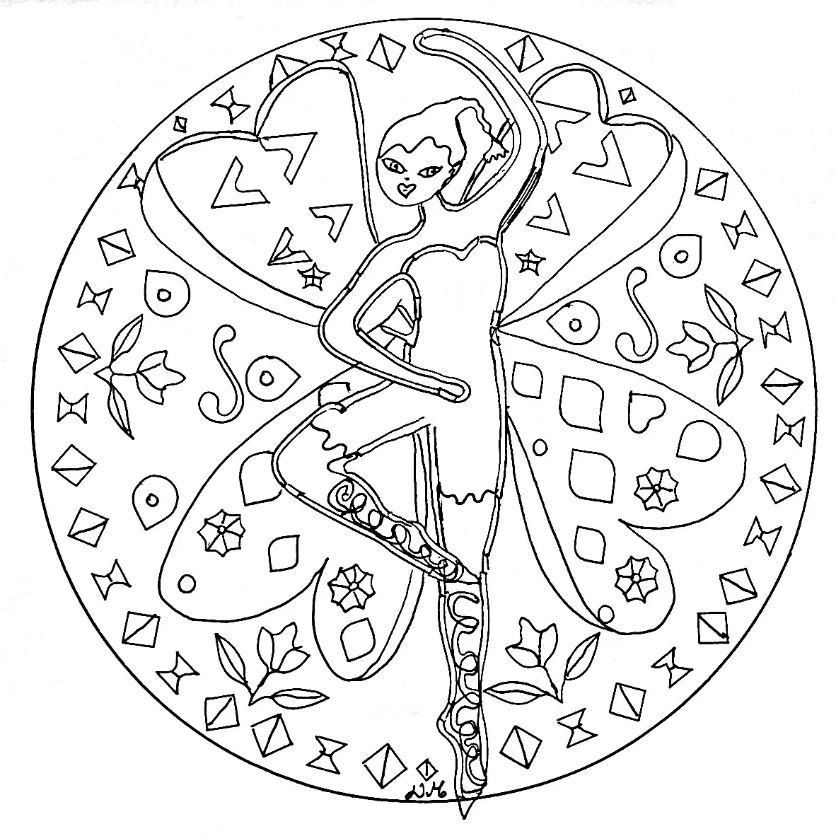 Mandala-pretty-fee-dancing (Personajes)