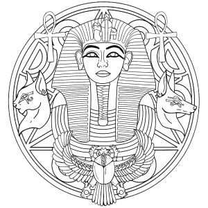 Mandala de Tutankamón - Versión 2