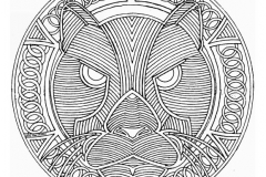 Mandala Colorear Adulto Difícil  5 