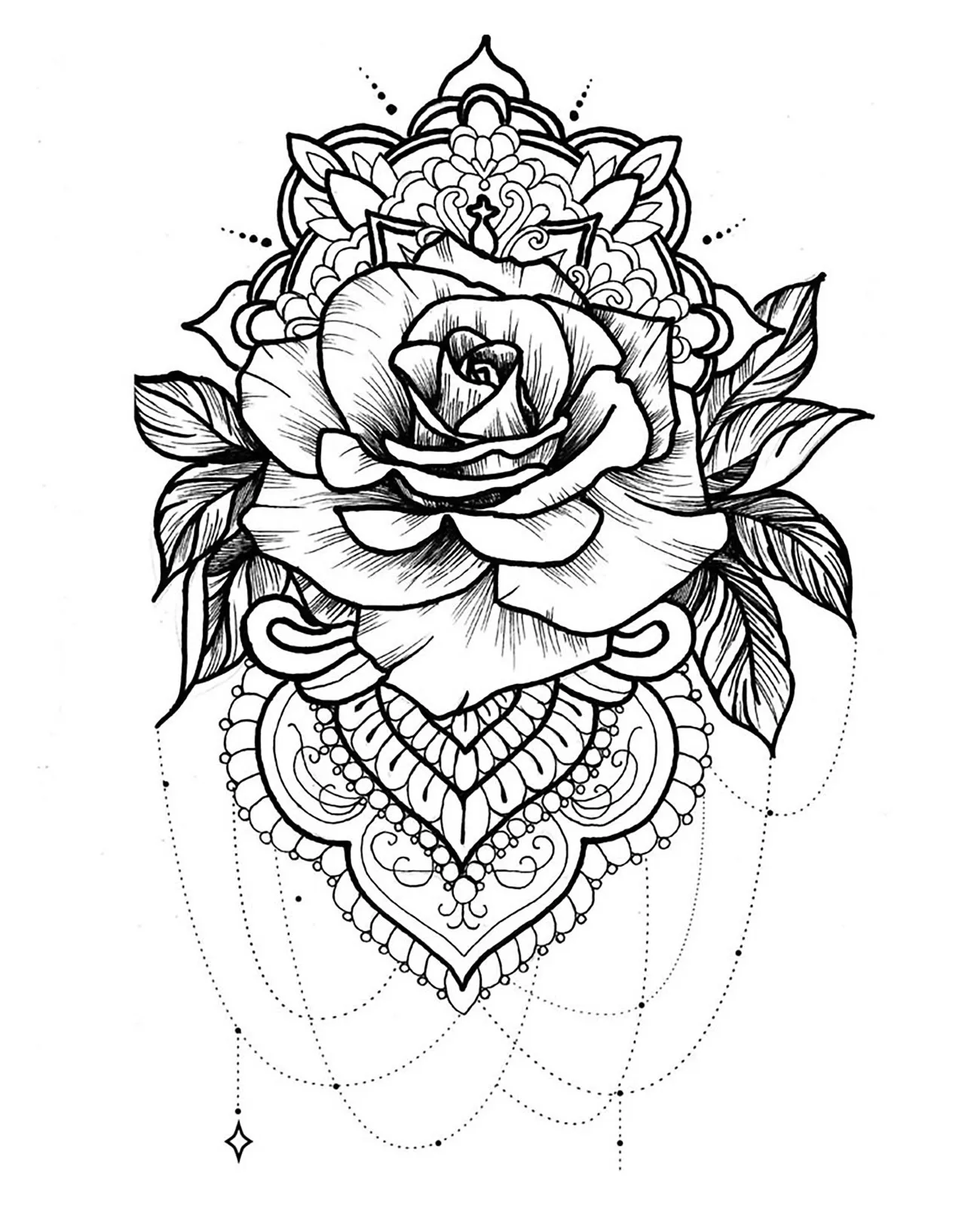 Mandala-idee-inspiración-tatuaje-3 (Inspiration / Idées de Tatouages Mandalas)