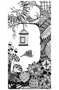 cage-papillon-coloriage-adulte (Images tagged "mariposa")