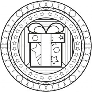 Mandala Regalo de Navidad