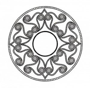 Mandala celta sencillo