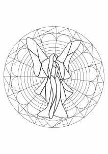 Coloriage Mandala Fee Par Allan