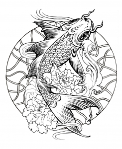 Mandala Pez Carpa