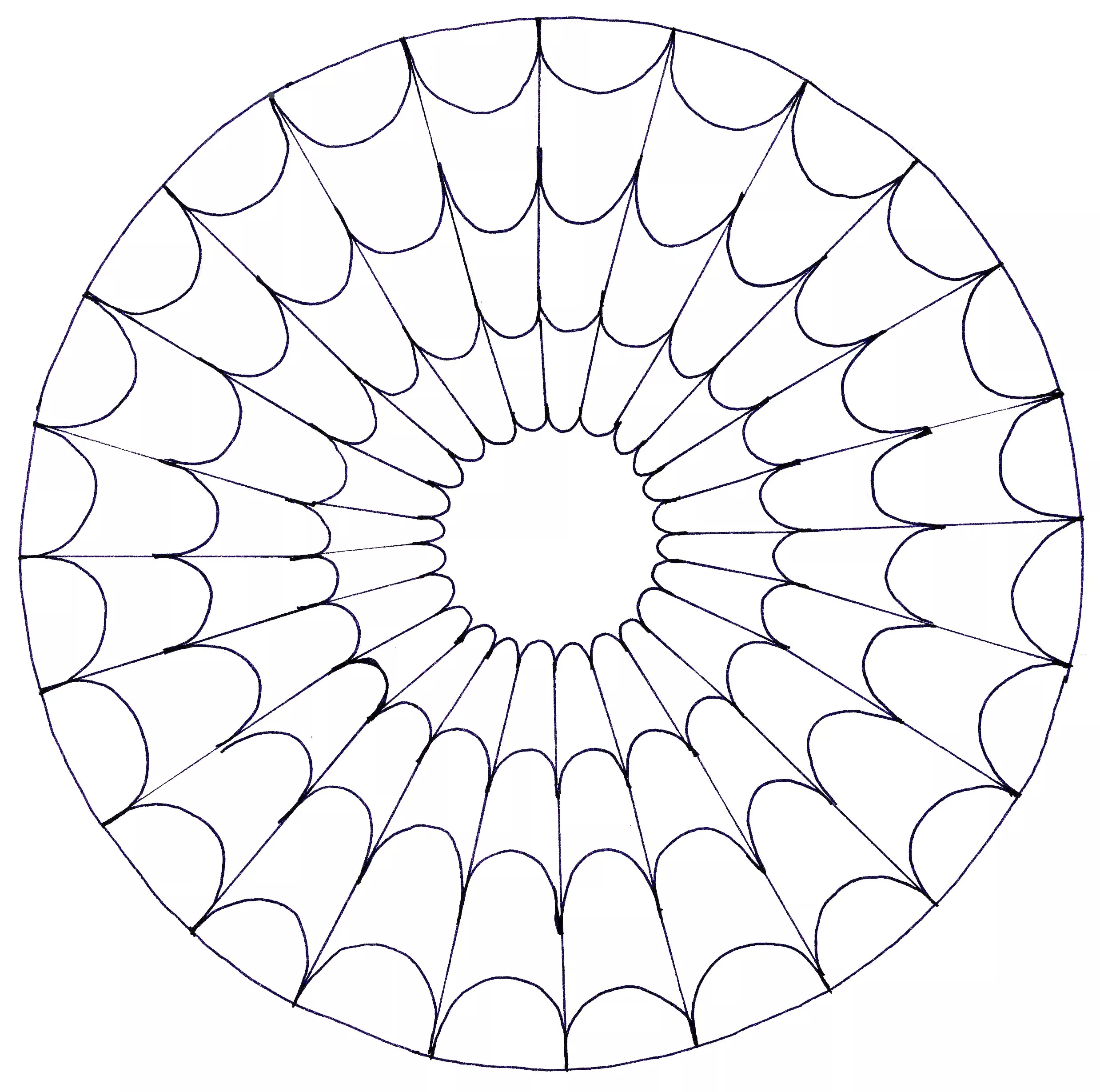 Simple-toile-d-araignee (Patrones geométricos)