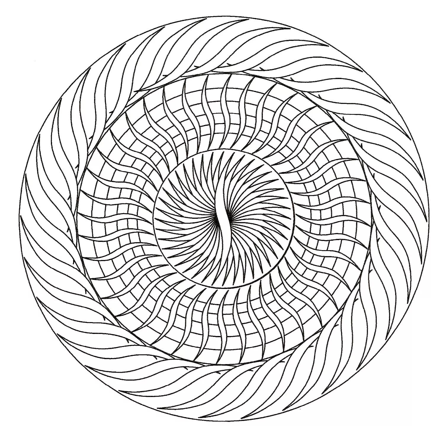 Mandala-geometría-fácil-5 (Patrones geométricos)