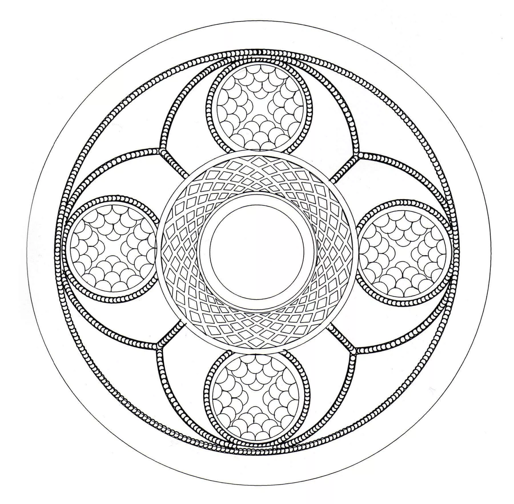 Colorear-mandala-arte-celta-21 (Patrones geométricos)