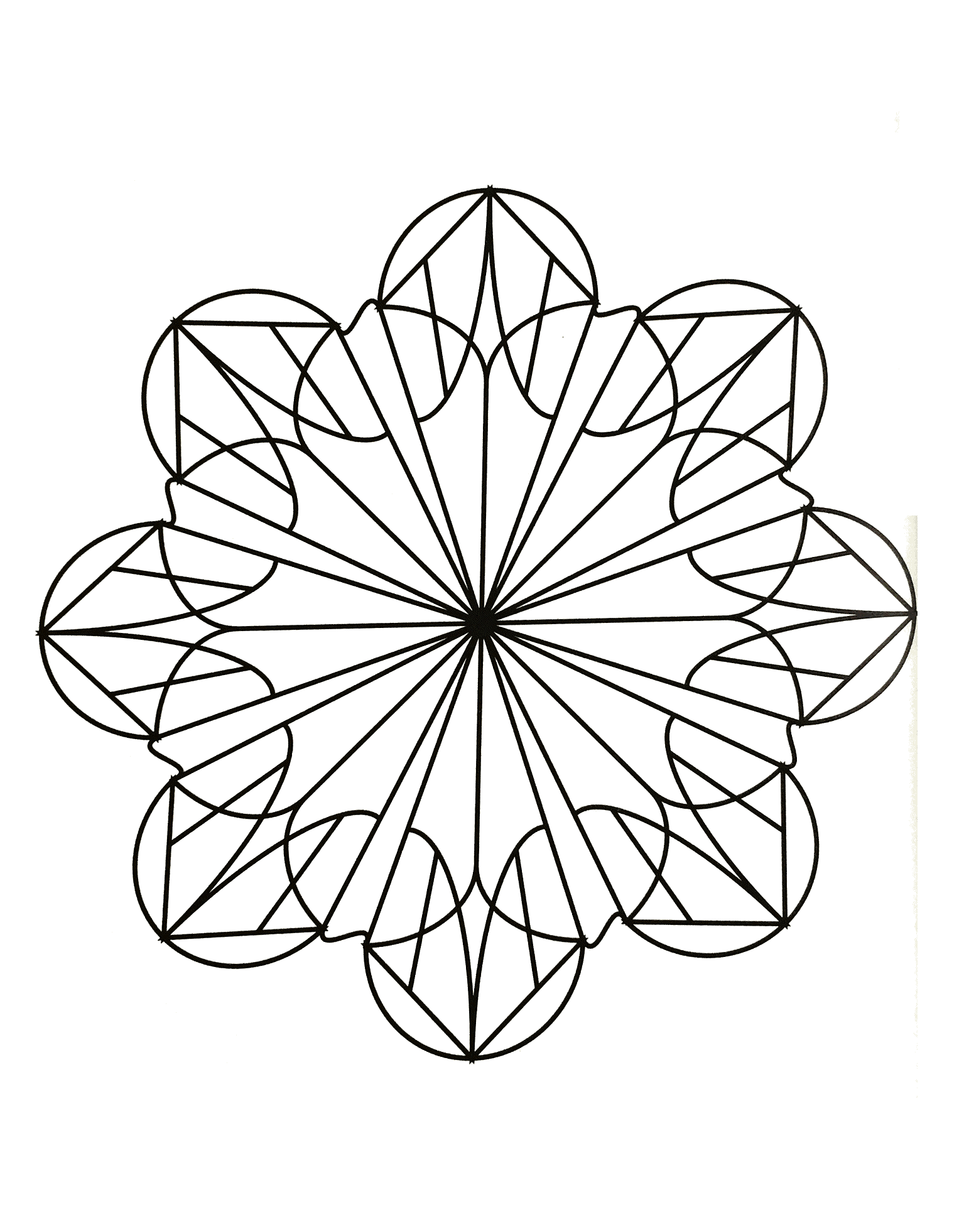 Mandala-gratuit-simplicite-et-harmonie (Patrones geométricos)