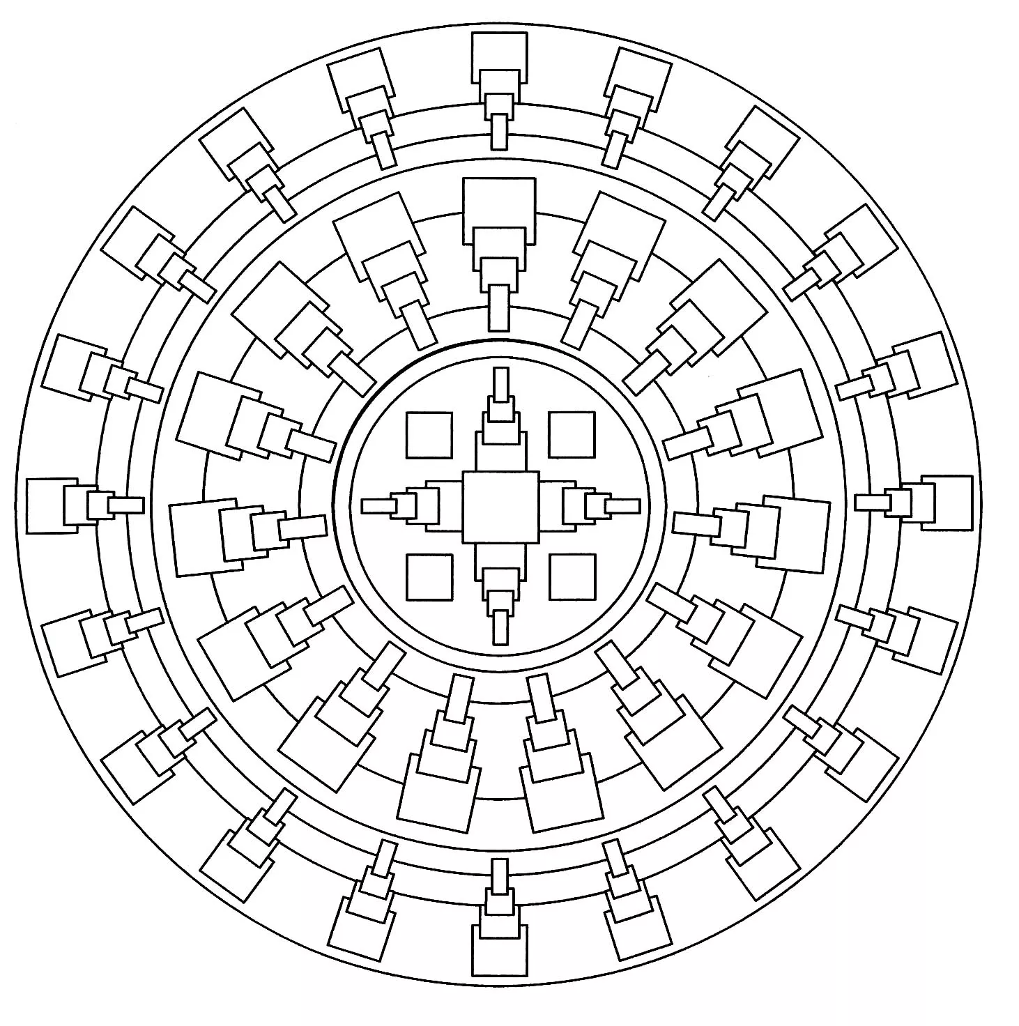 Mandala-geometría-fácil-1 (Patrones geométricos)