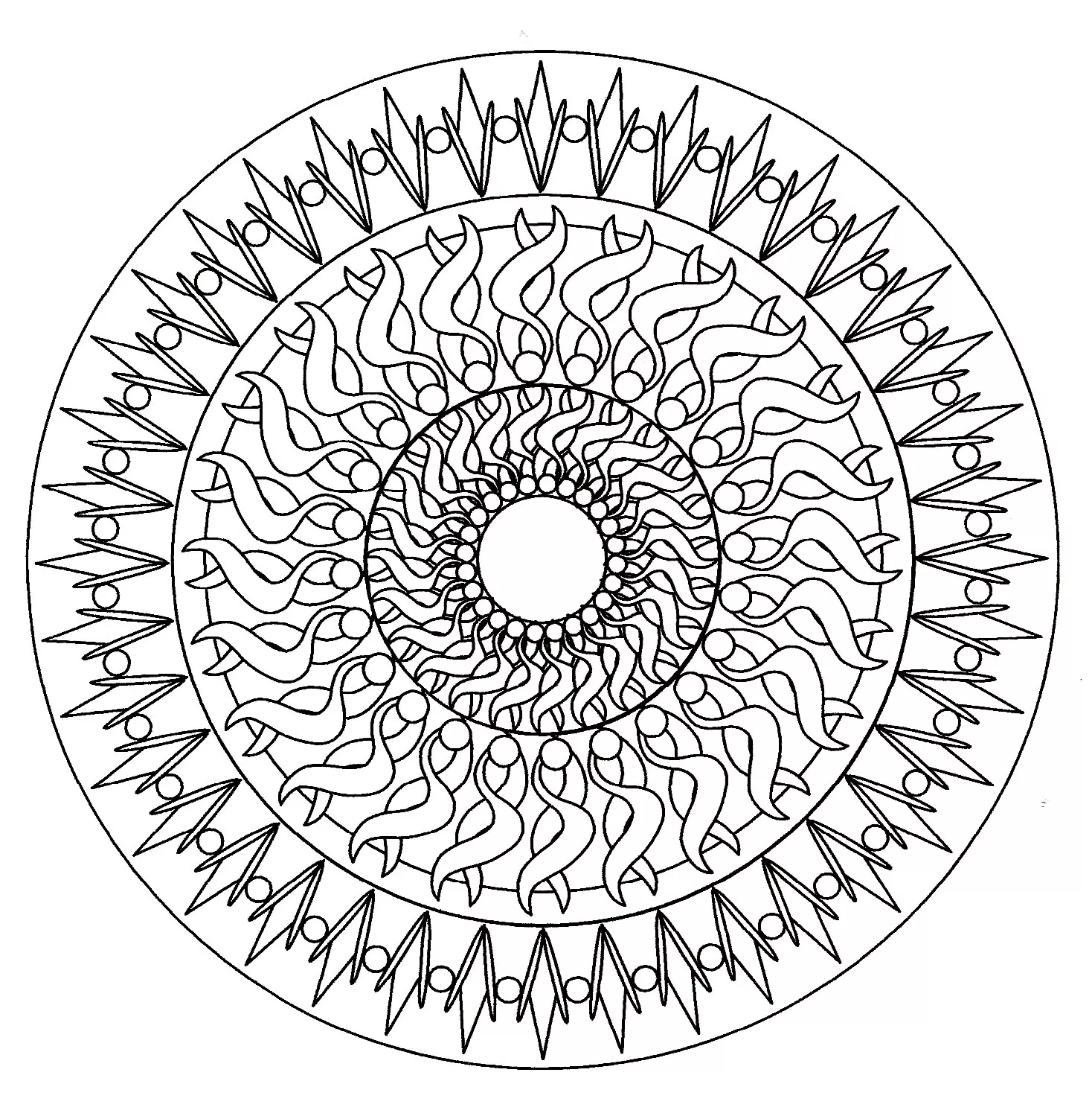 Mandala-geometría-fácil-6 (Patrones geométricos)