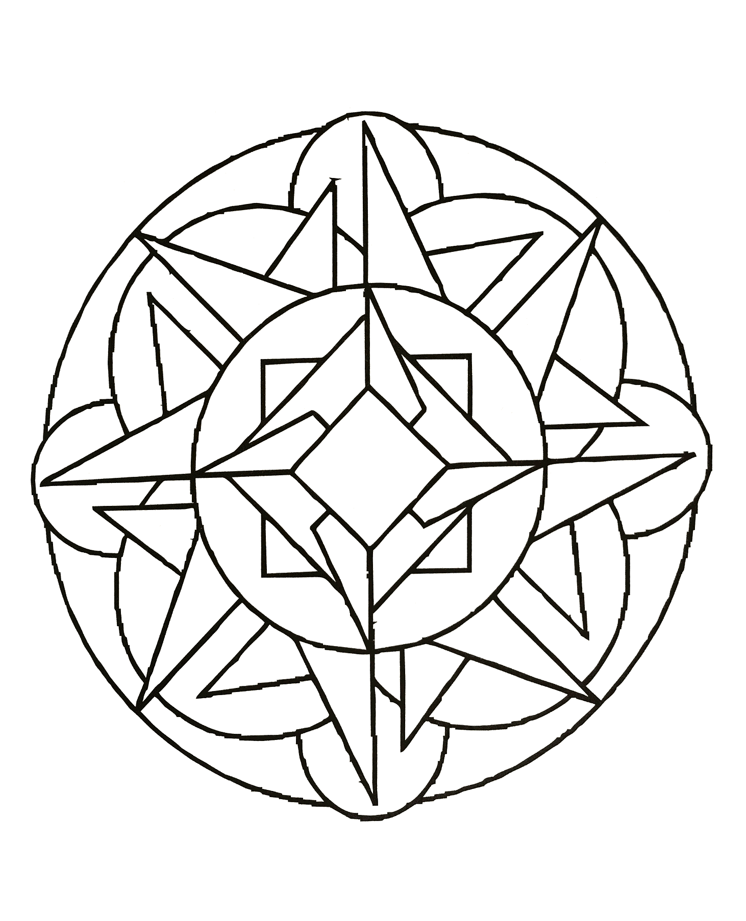 Mandalas-a-imprimer-gratuit (79) (Patrones geométricos)