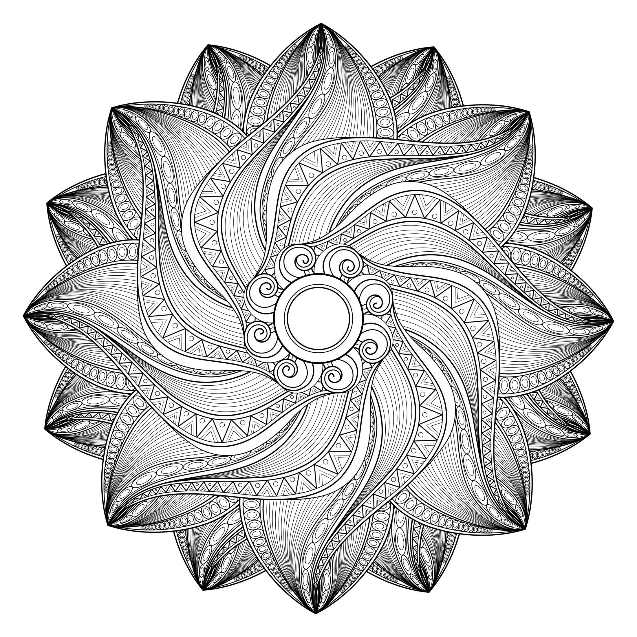 Patrones geométricos : Mandala-geometrique-abstrait-3 Patrones geométricos : Mandala-geometrique-abstrait-3