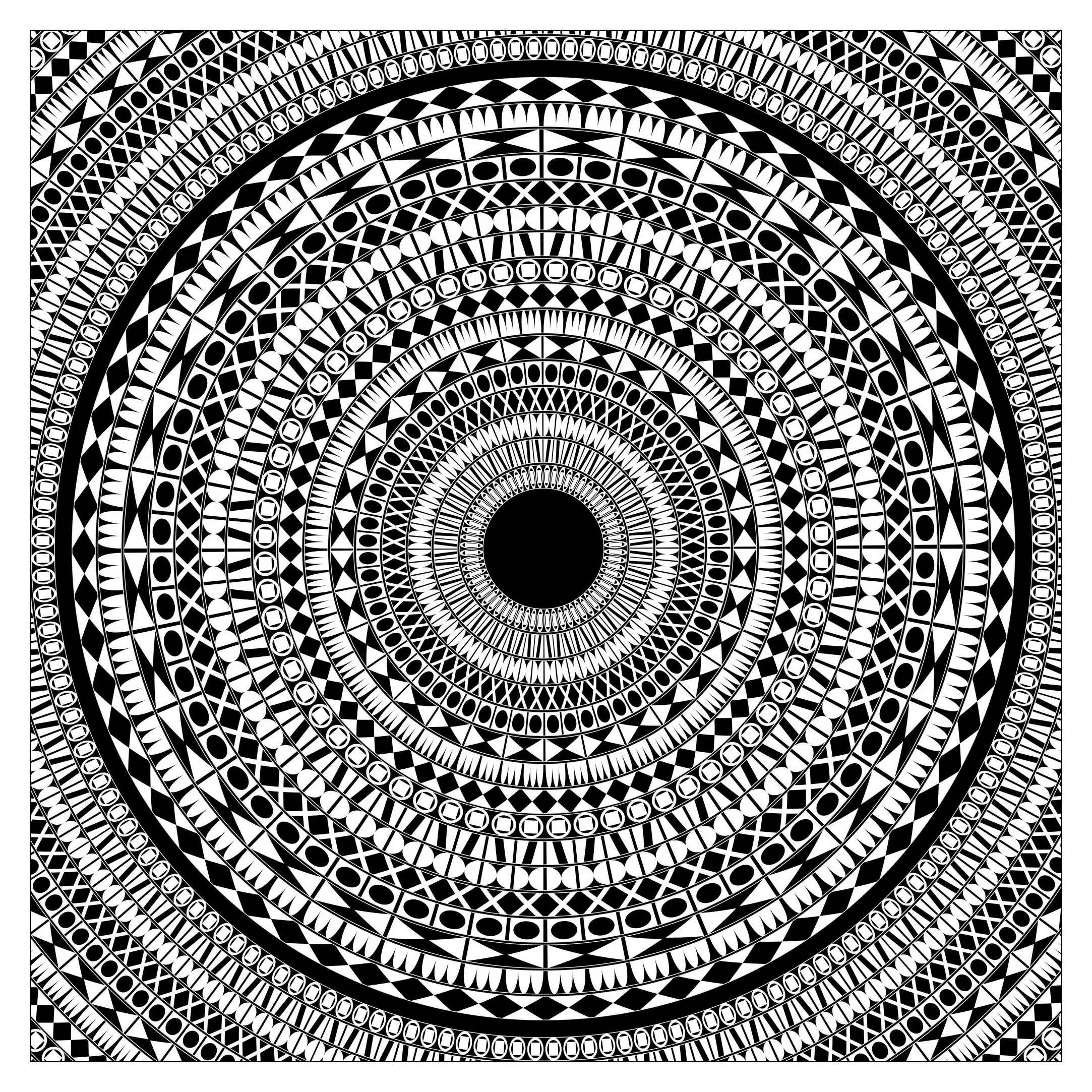 Increíble-Mandala-a-color-de-Dukepope (Patrones geométricos)