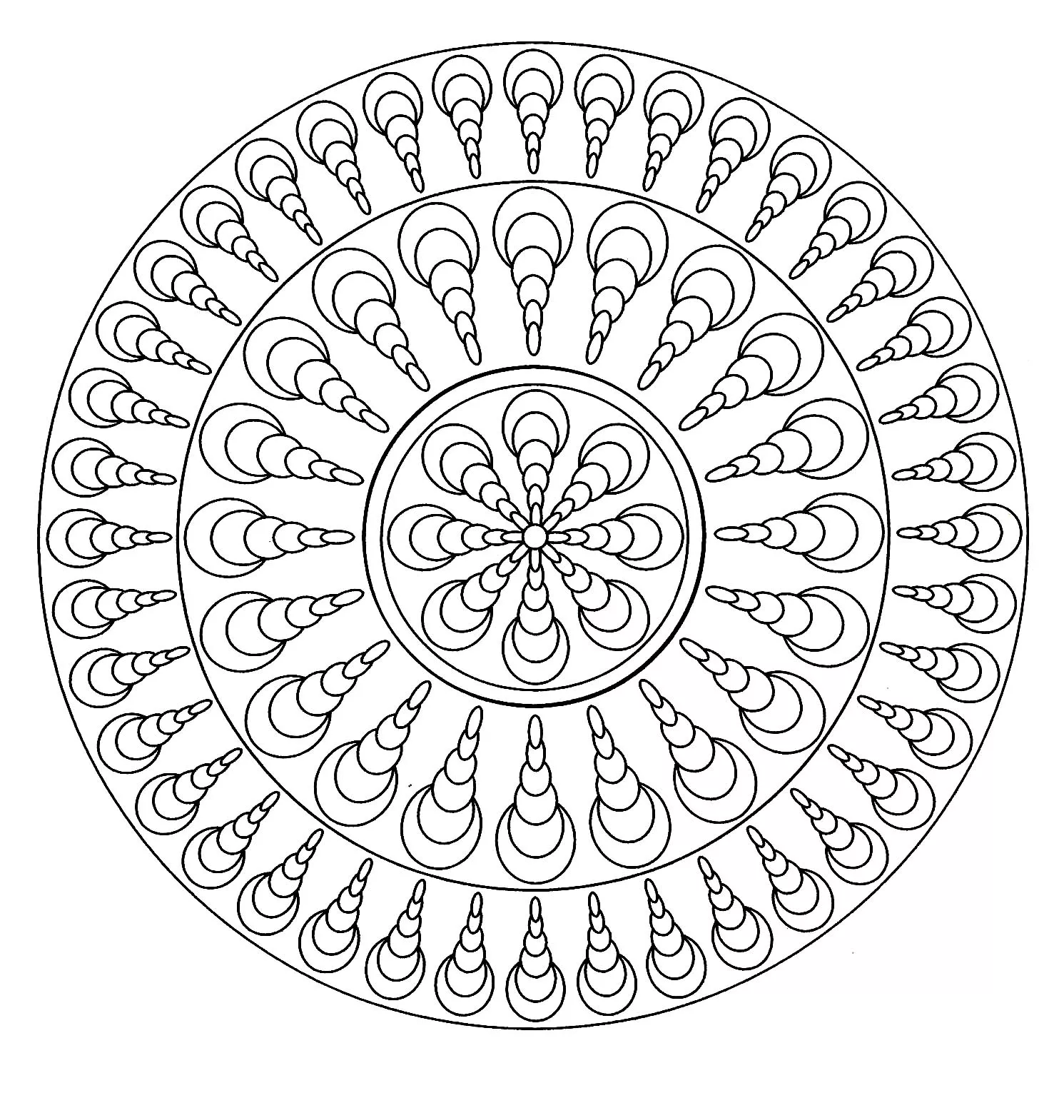 Mandala-geometría-fácil-4 (Patrones geométricos)