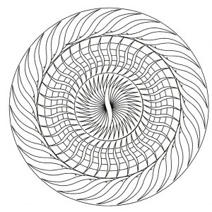 Mandala Geometría Fácil 5