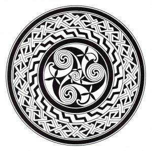 Deje que su espíritu creativo elija los mejores colores para dar vida a este precioso mandala. Estos armoniosos motivos abstractos se integran a la perfección en esta bonita creación (Patrones geométricos)
