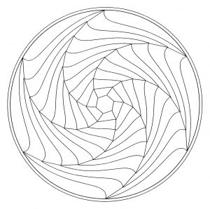 Mandala Montaje De Una Lente De Cámara