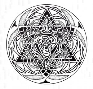 Deja que tu intuición elija los mejores colores para dar vida a esta preciosa página para colorear de Mandala. Si prefieres lo abstracto a lo real, esto será perfecto para ti (Patrones geométricos)