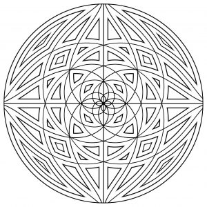 mandala-con-líneas-concéntricas