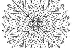 Mandala A Colorier Motifs Geometriques  3 