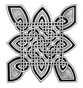 Relájese durante unos minutos con este magnífico mandala compuesto por formas muy simétricas, geométricas y armoniosas (Patrones geométricos)