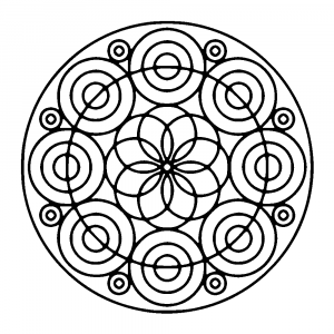 Diferentes Tipos De Círculos En Un Mandala