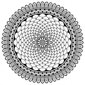 colorear-adulto-mandala-niño-pétalos