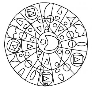 Mandala A Imprimer Simplicite Geometrique
