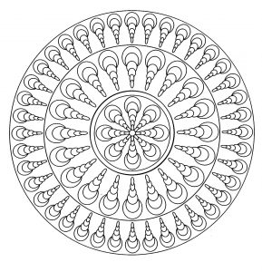 Mandala Geometría Fácil 4