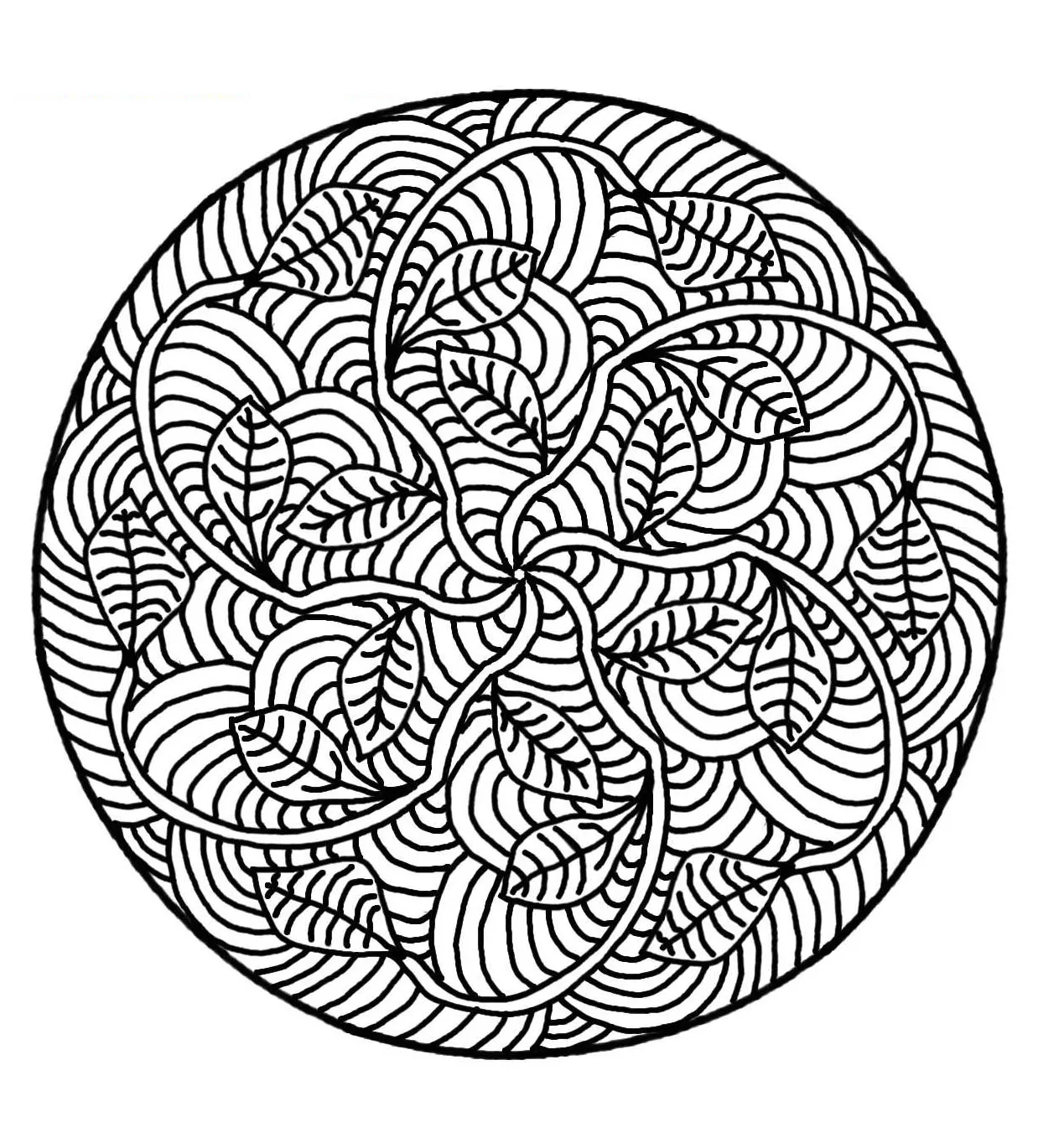Joli Mandala: armonía y naturaleza (Flores y vegetación)