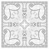 Mandala cuadrado complejo (Flores y vegetación)