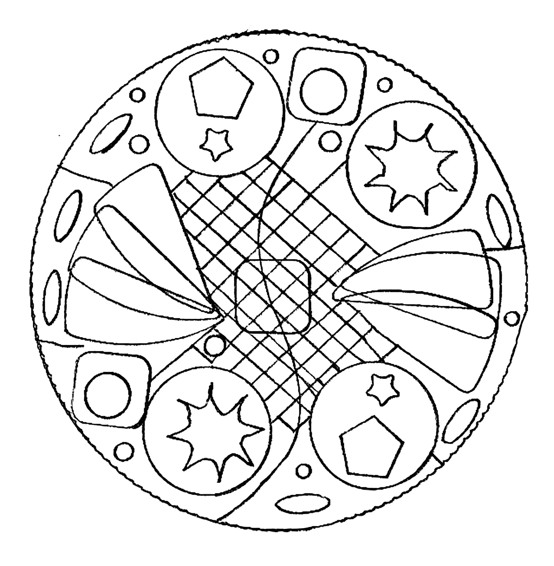 Mandala sencillo by Domandala (Zen & Antistress)