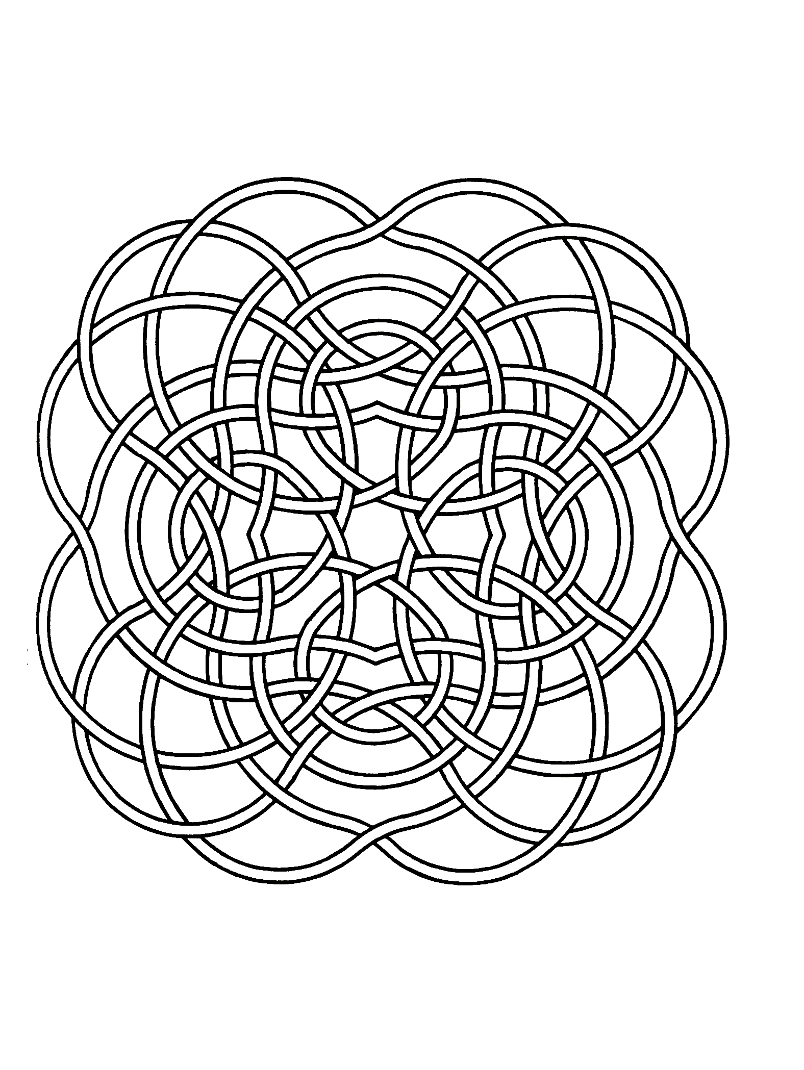 Mandala de cintas mágicas (Zen & Antistress)