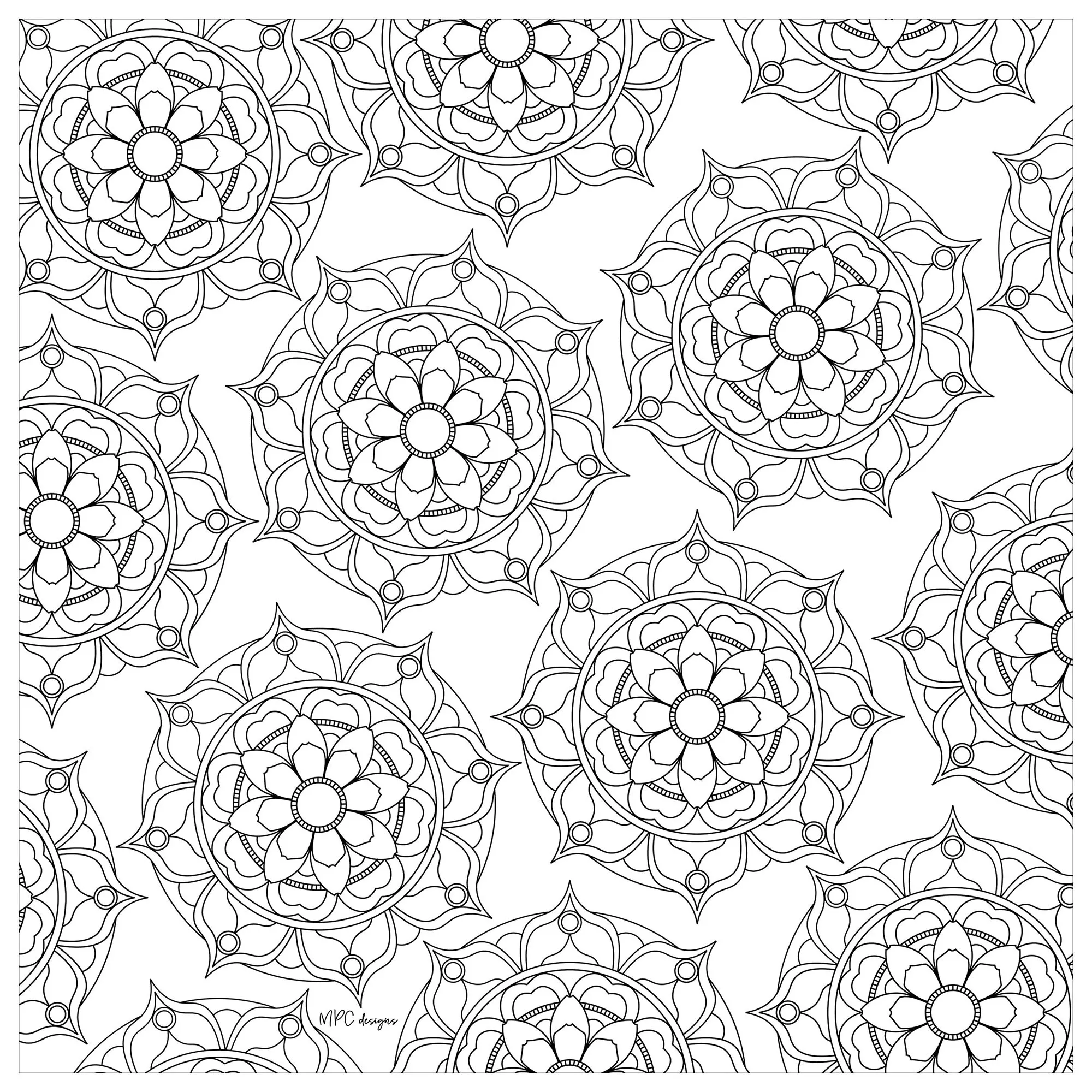 Varios mandalas (Zen & Antistress)