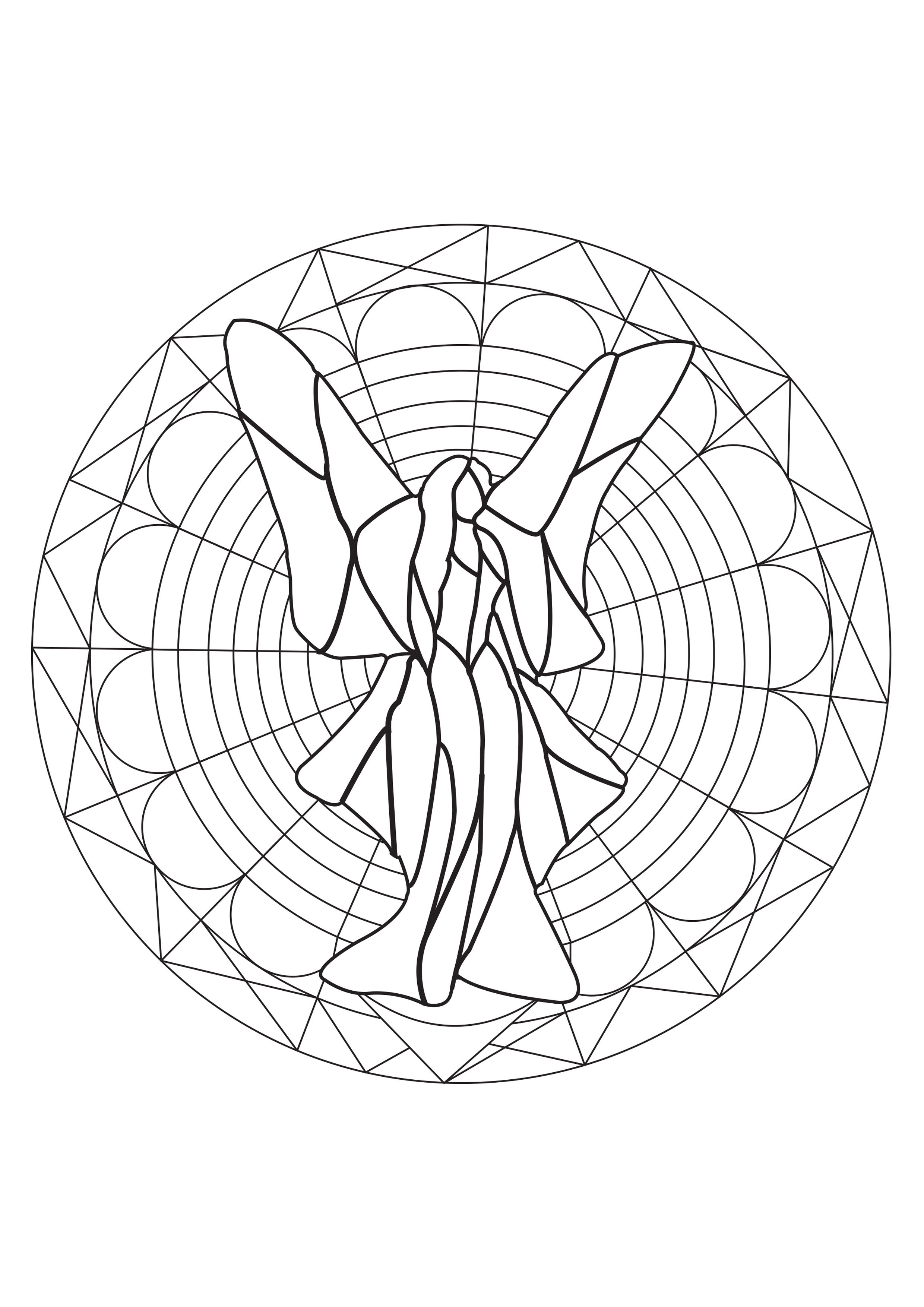 Zen & Antistress : Mandala geométrico de ensueño Zen & Antistress : Mandala geométrico de ensueño
