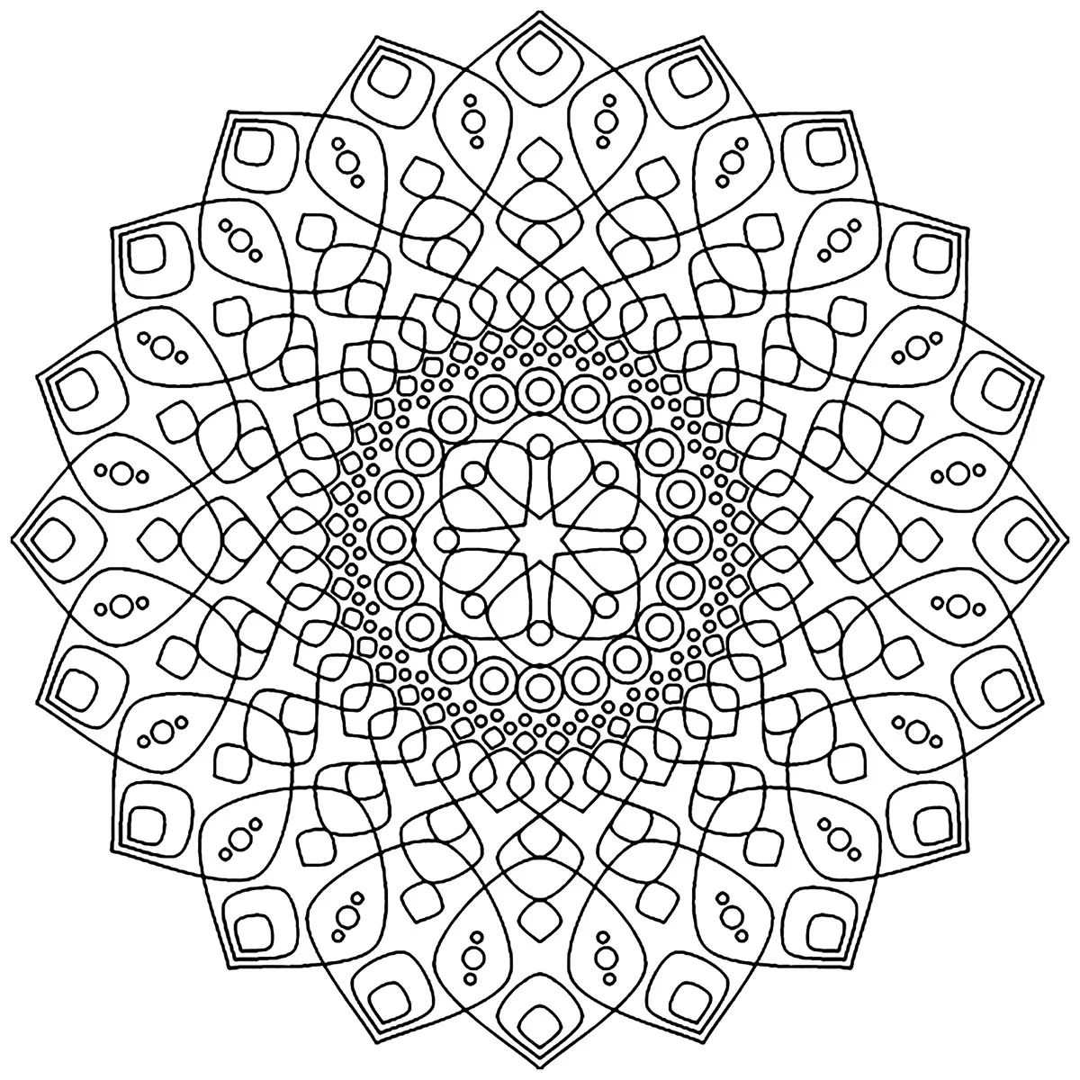 Mandala super apaisant (Zen & Antistress)