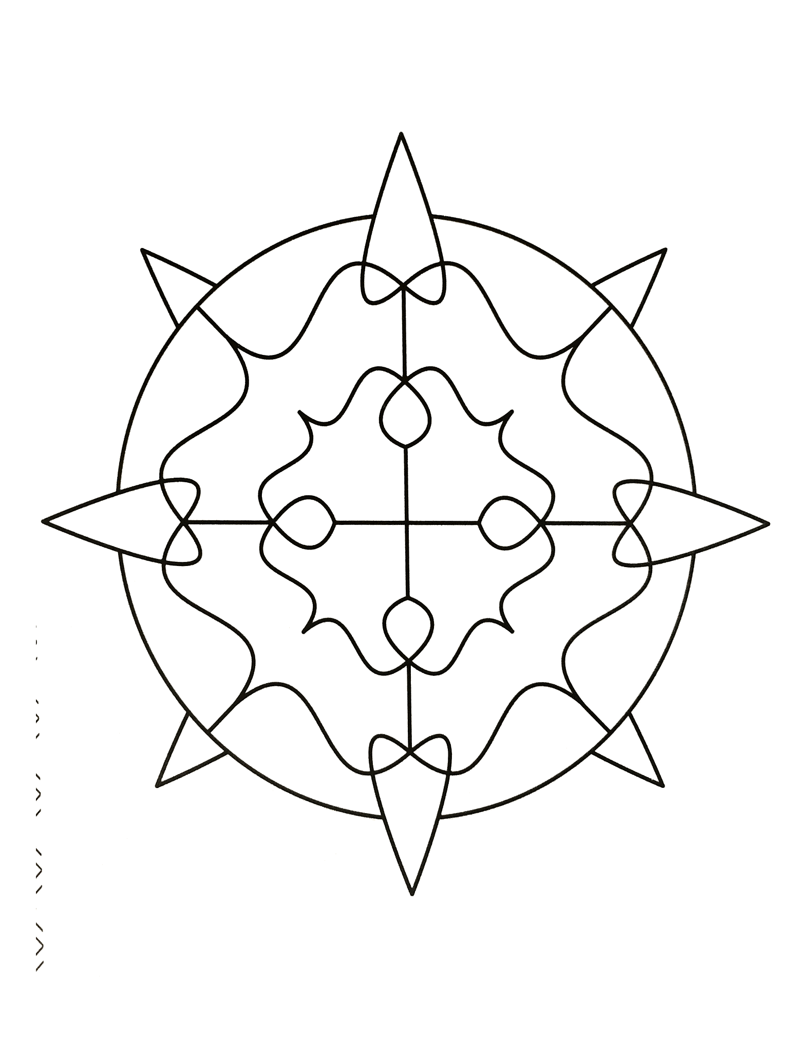 Mandala con divertidos pinchos (Zen & Antistress)